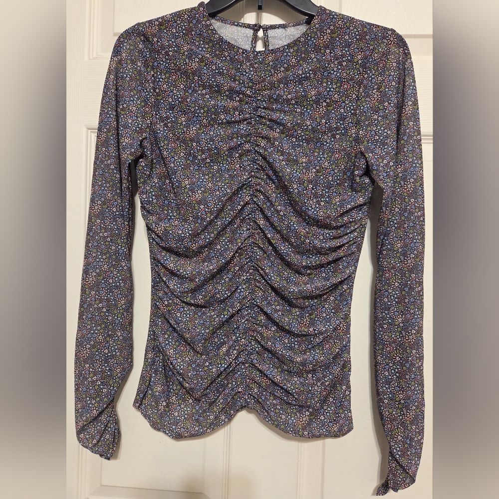 $200 NWNT Ted Baker London Women's Floral Long Sleeve Top. Size 1 / US 4